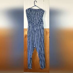 Blue and white Jumpsuit